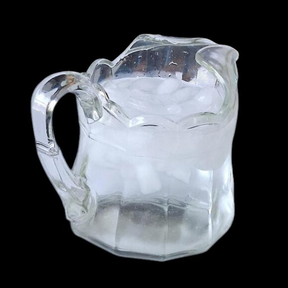 Antique EAPG US Glass Colonis #15145 Panel & Band Pitcher w/Ice Lip - Picture 4 of 9